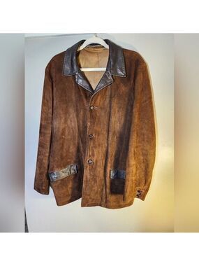 Vintage 1970's Leather suede sz L/XL